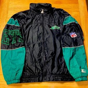 Vintage Starter New York Jets Windbreaker Mens XL Jacket NFL